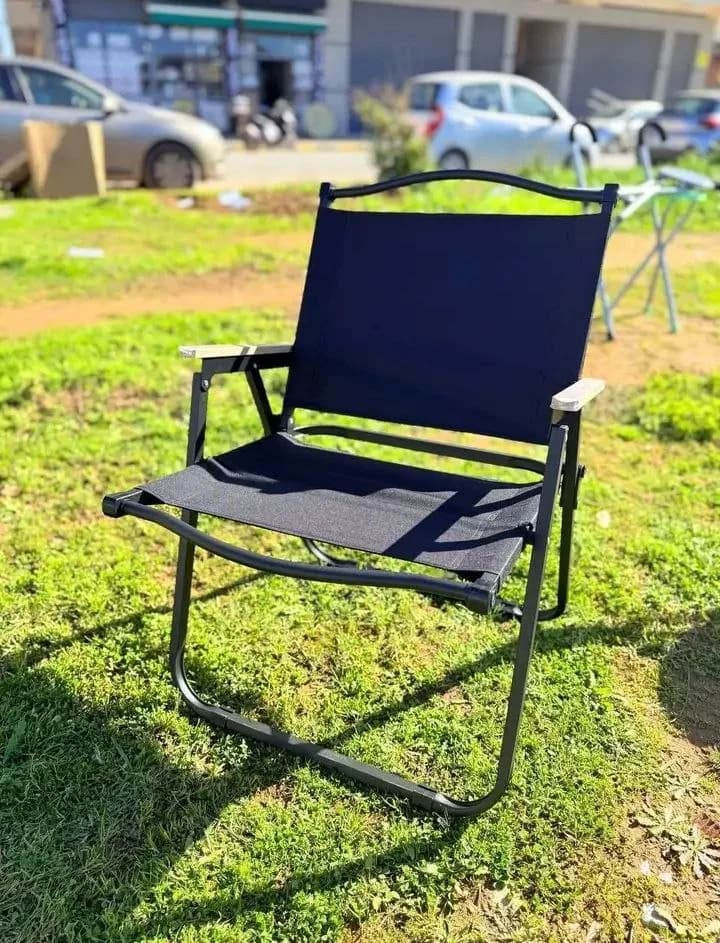 Chaise pliante camping Kermit vue de cote