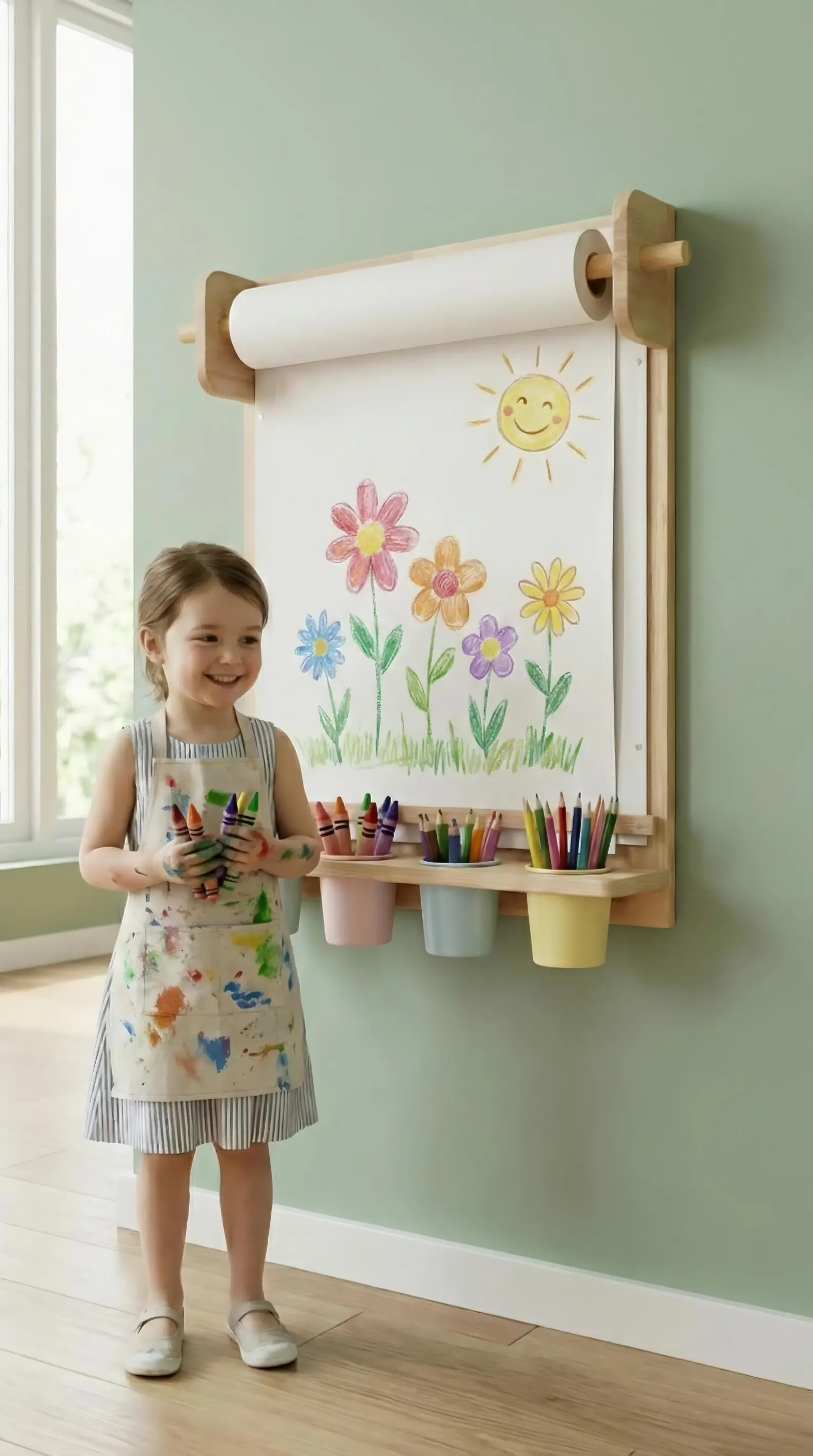 Tableau d'Activites Artistiques Mural pour Enfants — image 5