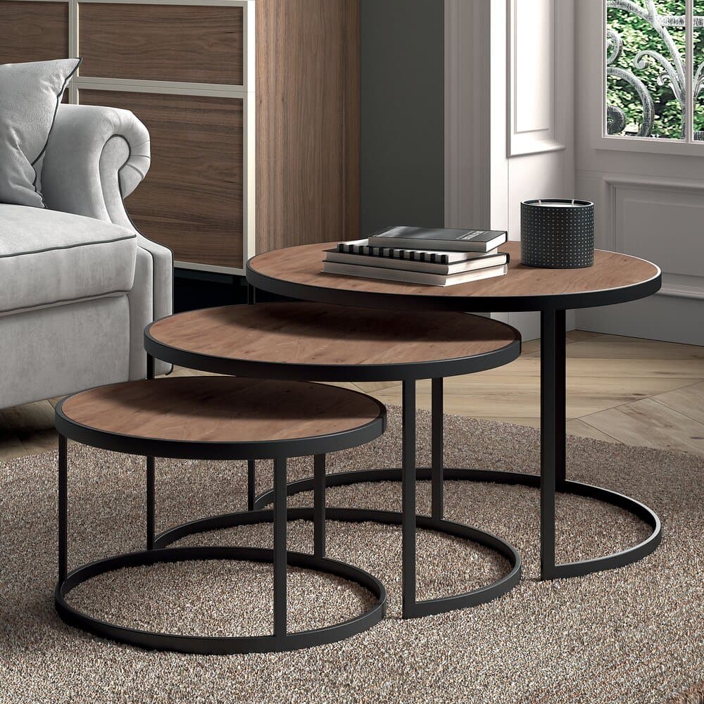 Set de trois tables gigognes contemporaines — image 4